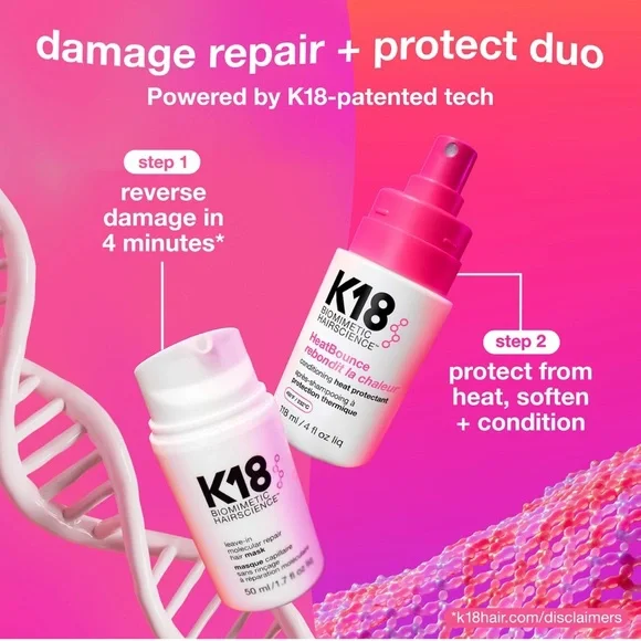 K18 Biomimetic Hairscience HeatBounce Heat Protectant 1.6 Fl oz NEW Sealed $24 - Picture 10 of 14